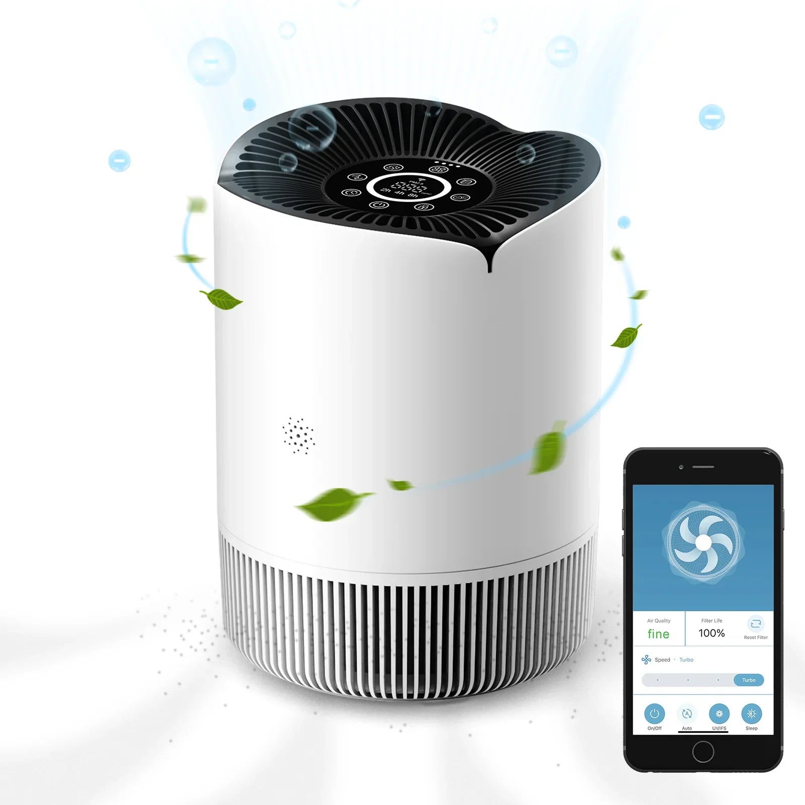 KTX-766163 Smart WiFi Electric Air Purifier for Home Use