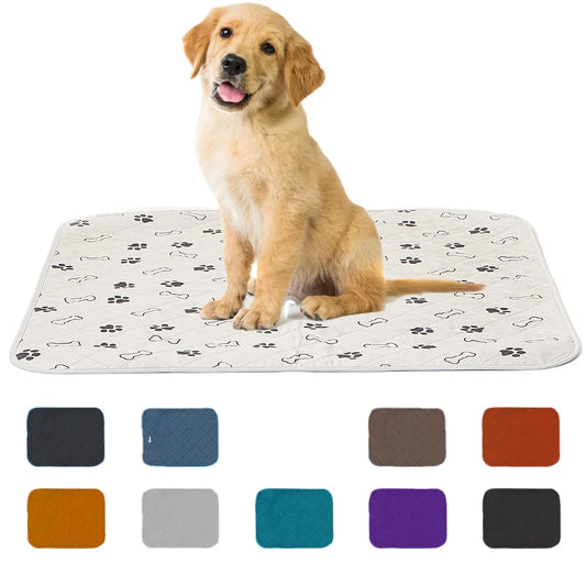KTX-846675 Sustainable Washable Waterproof Puppy Training Pads with Non-Slip PU Backing
