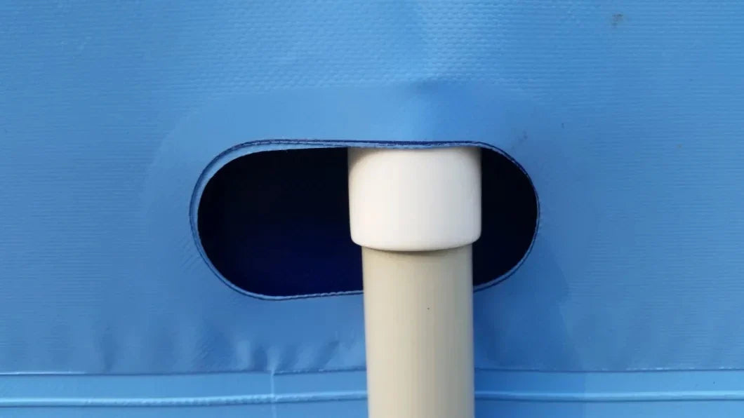 KTX-913875 Rectangular Inflatable Steel Frame Above Ground Swimming Pool for Outdoor Fun