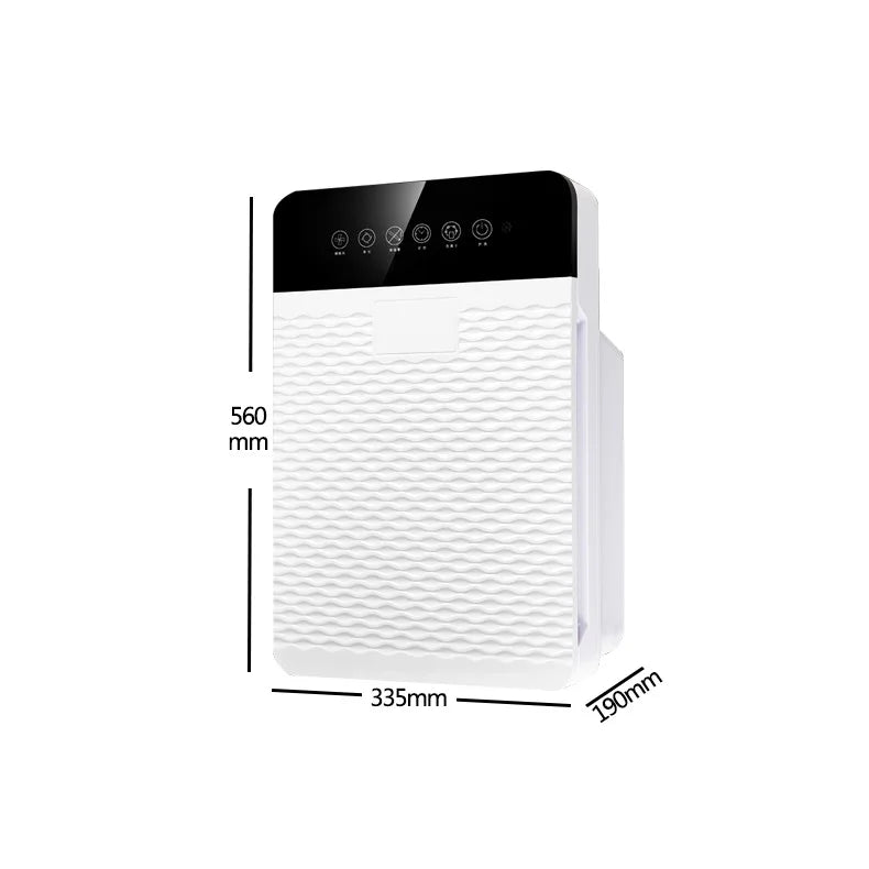 KTX-192147 Portable HEPA Air Purifier with Negative Ion Technology for Effective Formaldehyde and Haze Removal, Touch Control, UV Sterilization, Ideal for 200-300 sq. ft Rooms