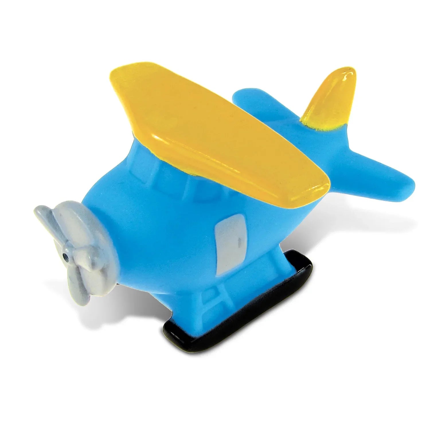 KTX-845459 Cartoon Rubber Bath Toy Set for Toddlers - Boat, Plane, and Car Squirters for Fun Bathtub Play