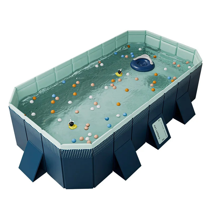 KTX-503699 Large Portable PVC Above Ground Swimming Pool for Outdoor and Children’s Use