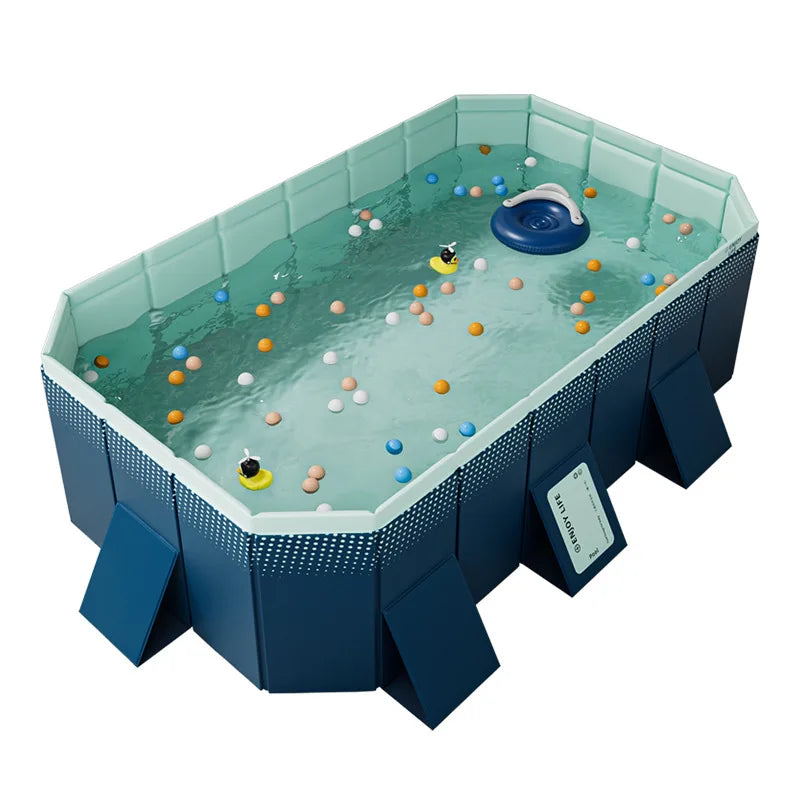 KTX-503699 Large Portable PVC Above Ground Swimming Pool for Outdoor and Children’s Use