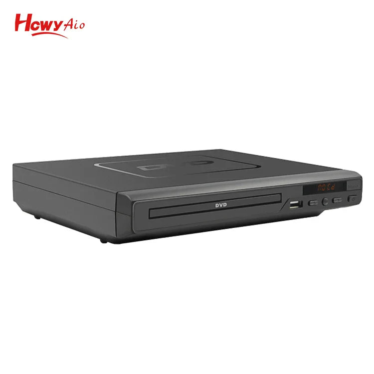 KTX-681683 Portable DVD Player Box with Remote, Multi-Format Playback, LED Display, and USB Compatibility