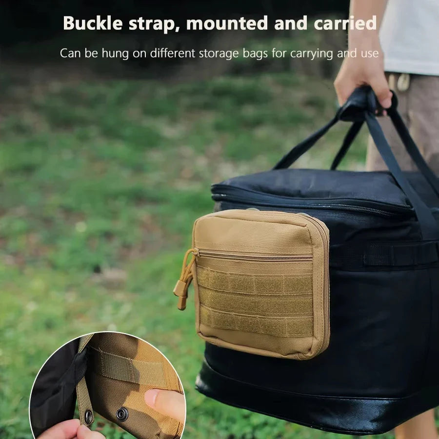 KTX-600851 Portable Multifunctional Storage Bag for Outdoor Camping and Hiking – Adjustable Oxford Sports Bag
