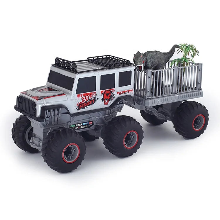 KTX-623059 6WD Off-road Remote Control Truck 1/16 Scale 2.4G High-Speed Electric Vehicle for Kids