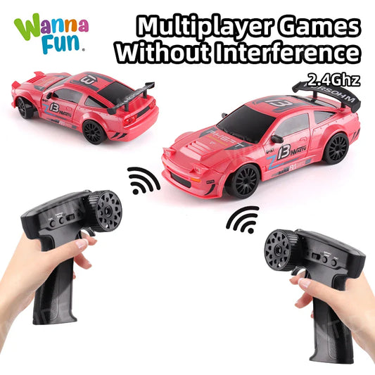 KTX-559827 1/24 Scale 4WD Electric Remote Control Stunt Drift Off-road Buggy with ABS Shell and TPR Wheels