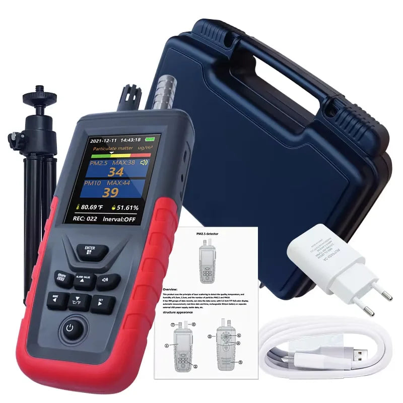 KTX-536787 Indoor Air Quality Monitor for PM2.5 and PM10 Detection – Accurate Dust and Particle Pollution Measurement