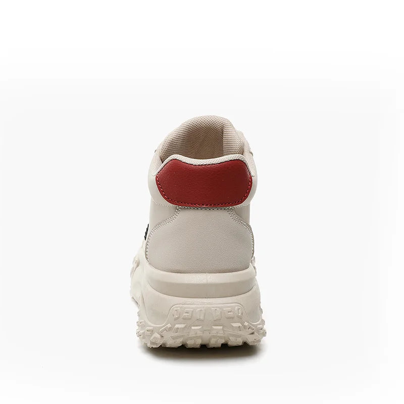 KTX-802579 XF6228 New Simple Autumn Women's Shoes Round Toe Thick Sole Elevated Board Shoes Shock Absorbing Lightweight Sports Shoes