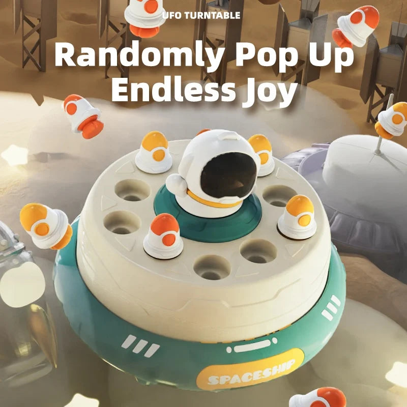 KTX-650003 Rocket Disk Bounce Table - Interactive Baby Educational Toy for Family Fun and Brain Training Activities