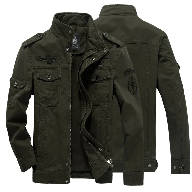 KTX-931347 Men's Winter Jacket Thick Outdoor Clothing Sports Moto Jacket With Zipper Closure Men's Coats