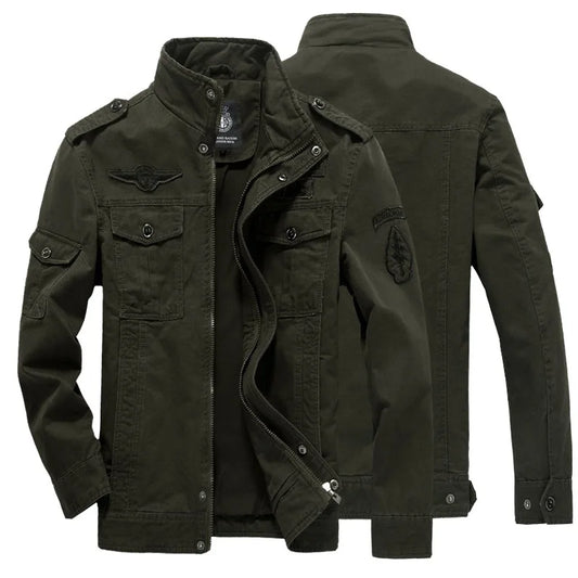 KTX-931347 Men's Winter Jacket Thick Outdoor Clothing Sports Moto Jacket With Zipper Closure Men's Coats