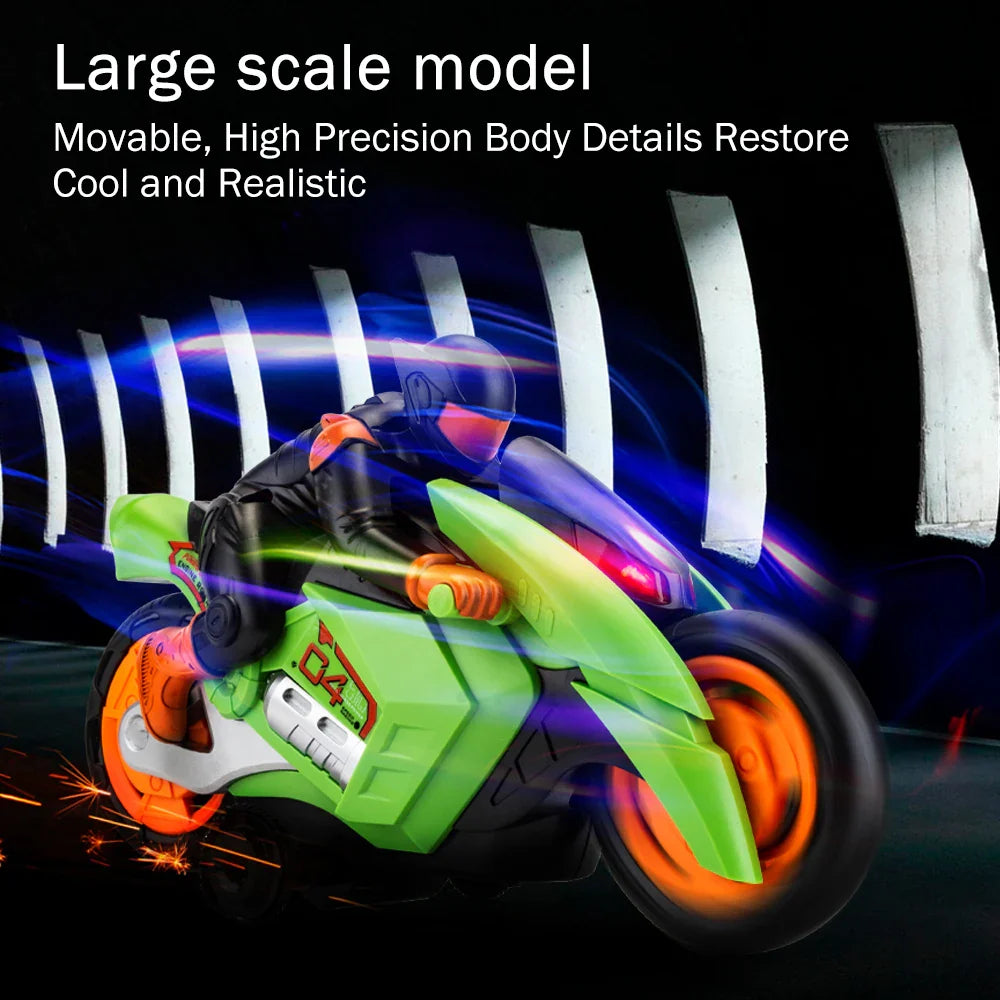 KTX-885203 Remote Control Mini Electric Motorcycle with Music and Lights for Kids Ages 3 and Up