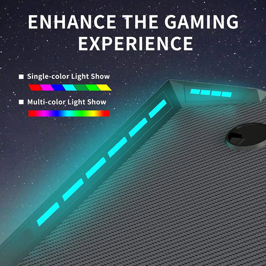 KTX-118227 RGB Gaming Desk with Cup Holder and Modern Design for Gamers