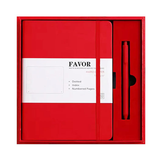 KTX-440723 Customisable A6 A5 B5 PU Leather Journal Planner Set with Pen and Gift Box for Corporate Use