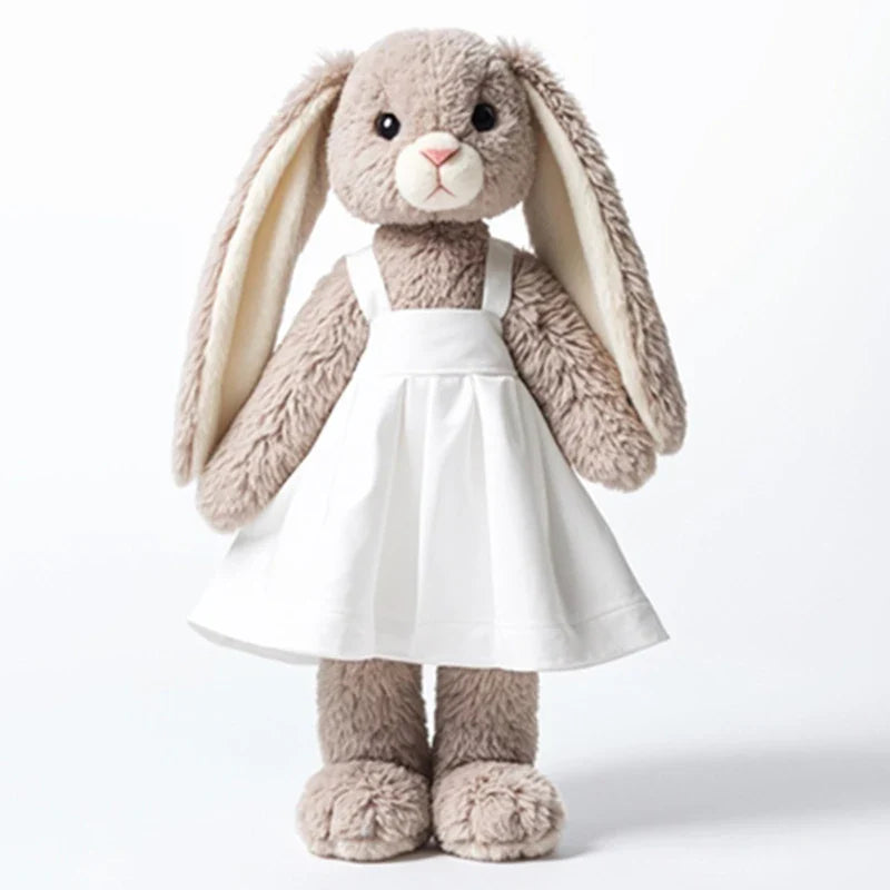 KTX-589075 Soft Plush Pink Bunny Toy - Cartoon Ballet Peter Rabbit for Babies