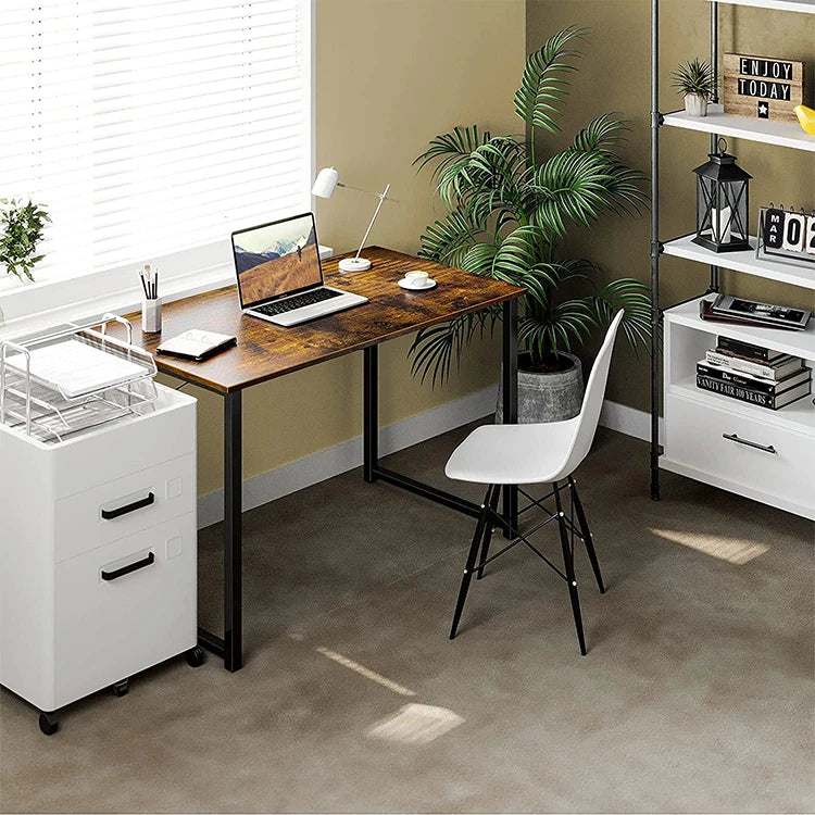 KTX-218835 Wooden Computer Desk for Study and Writing - Sturdy Wood Furniture