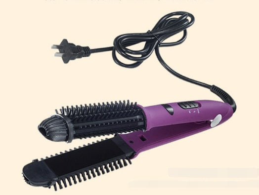 KTX-696403 4 in 1 Hair Curler and Straightener with Electric Coil Comb, 60W ABS, PP, PC, Aluminum, Nylon