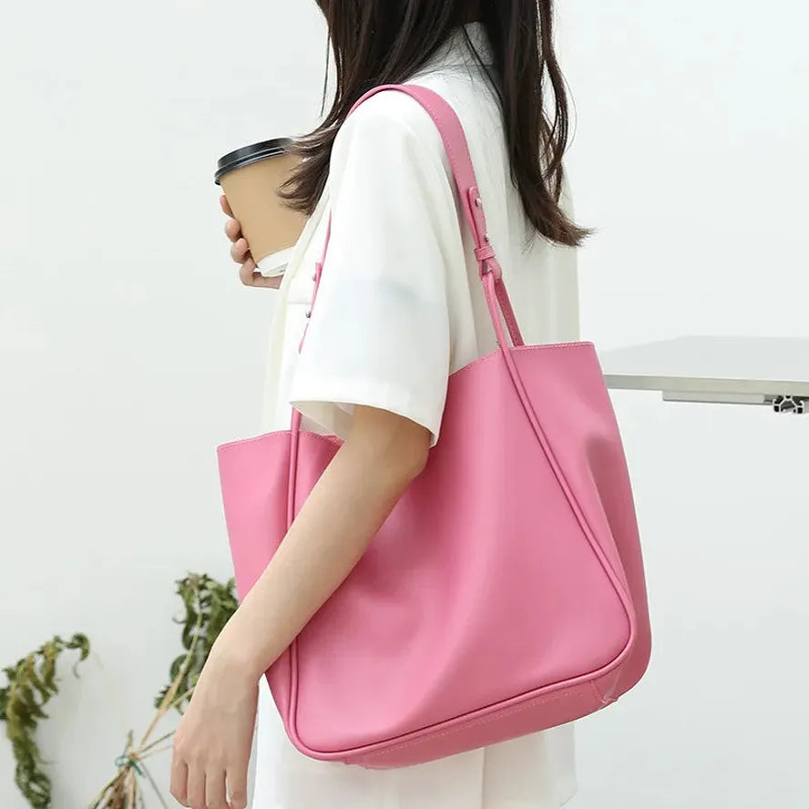 KTX-300371 Soft Leather One Shoulder Messenger Bag - Casual Retro Design in Various Colours