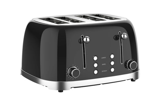 KTX-144275 4-Slice Electric Toaster with Defrost and Reheat Functions for Home Use
