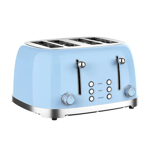KTX-144275 4-Slice Electric Toaster with Defrost and Reheat Functions for Home Use