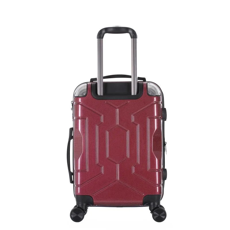 KTX-234003 3-Piece 20-Inch Trolley Case Set with 4-Wheel Design and Password Lock