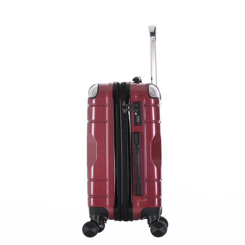 KTX-234003 3-Piece 20-Inch Trolley Case Set with 4-Wheel Design and Password Lock