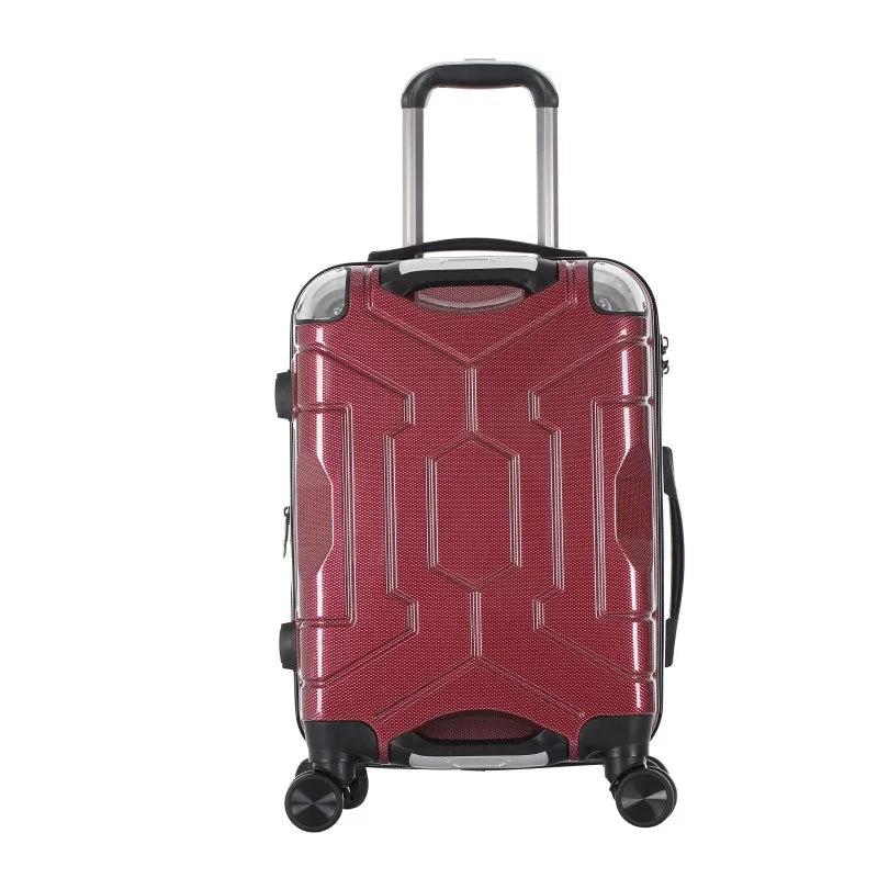 KTX-234003 3-Piece 20-Inch Trolley Case Set with 4-Wheel Design and Password Lock