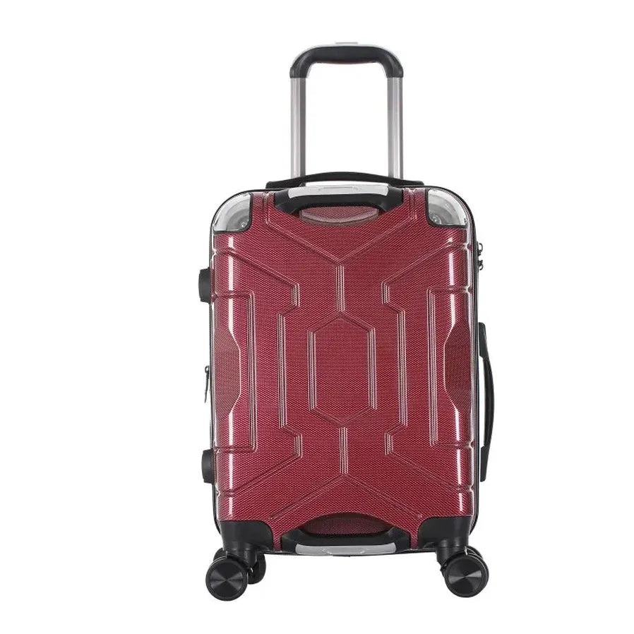 KTX-234003 3-Piece 20-Inch Trolley Case Set with 4-Wheel Design and Password Lock