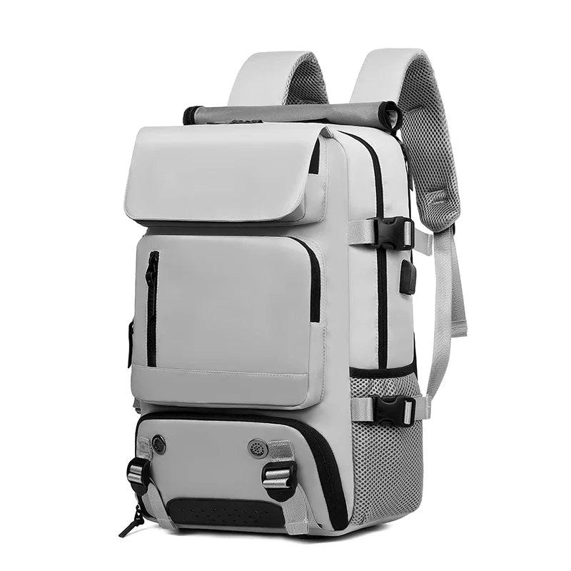 KTX-684691 Lightweight Waterproof Laptop Backpack with USB Charging and Dry Wet Separation Compartments