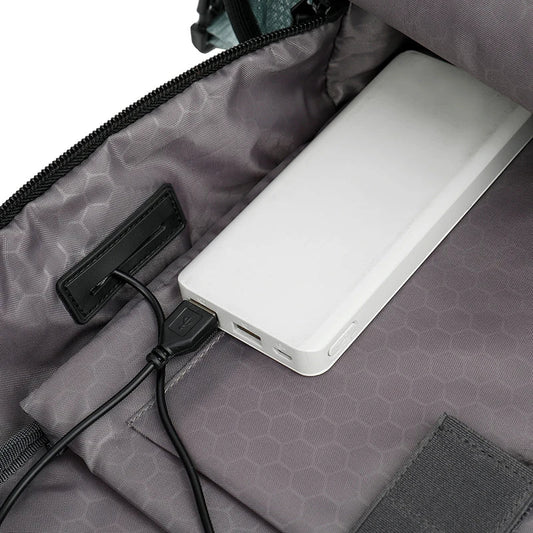 KTX-684691 Lightweight Waterproof Laptop Backpack with USB Charging and Dry Wet Separation Compartments