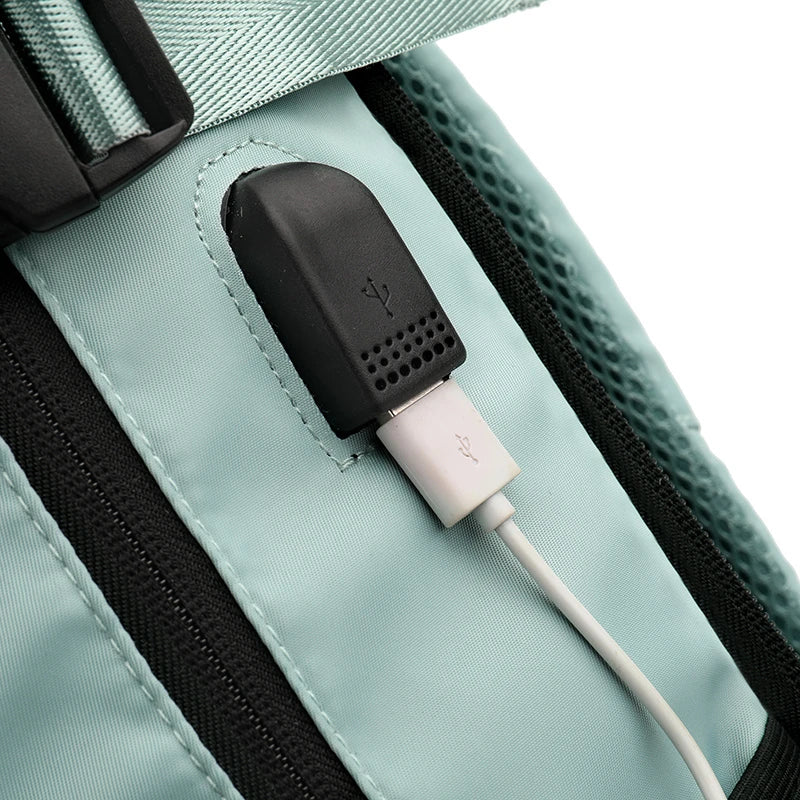 KTX-684691 Lightweight Waterproof Laptop Backpack with USB Charging and Dry Wet Separation Compartments