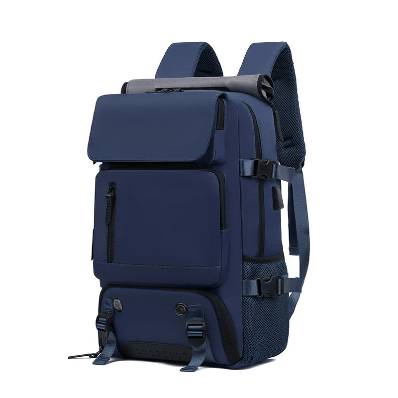 KTX-684691 Lightweight Waterproof Laptop Backpack with USB Charging and Dry Wet Separation Compartments