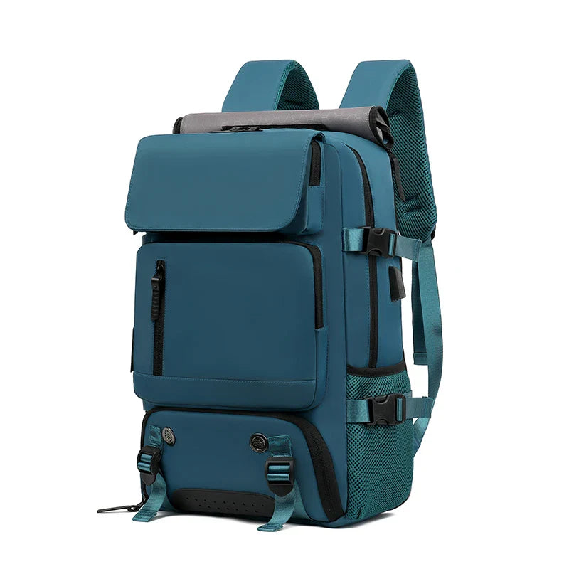 KTX-684691 Lightweight Waterproof Laptop Backpack with USB Charging and Dry Wet Separation Compartments