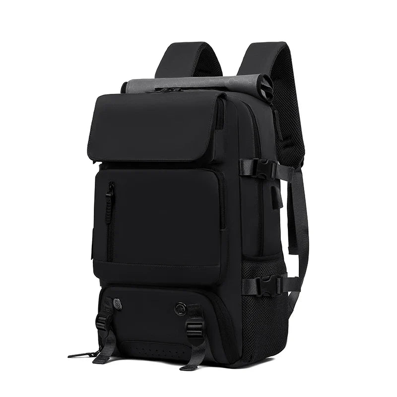 KTX-684691 Lightweight Waterproof Laptop Backpack with USB Charging and Dry Wet Separation Compartments