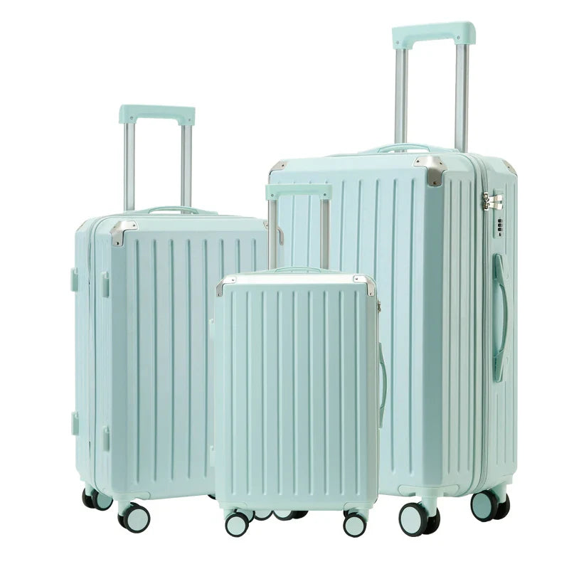 KTX-029651 Custom Logo Travel Bag Set - 4-Piece Anti-lock Braking System Suitcase Collection
