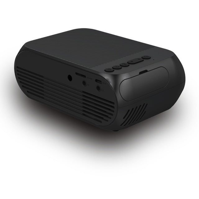 KTX-880915 HD 1080P Mini Home Pico Projector with HDMI and AV Inputs - Supports U Disks and TF Cards