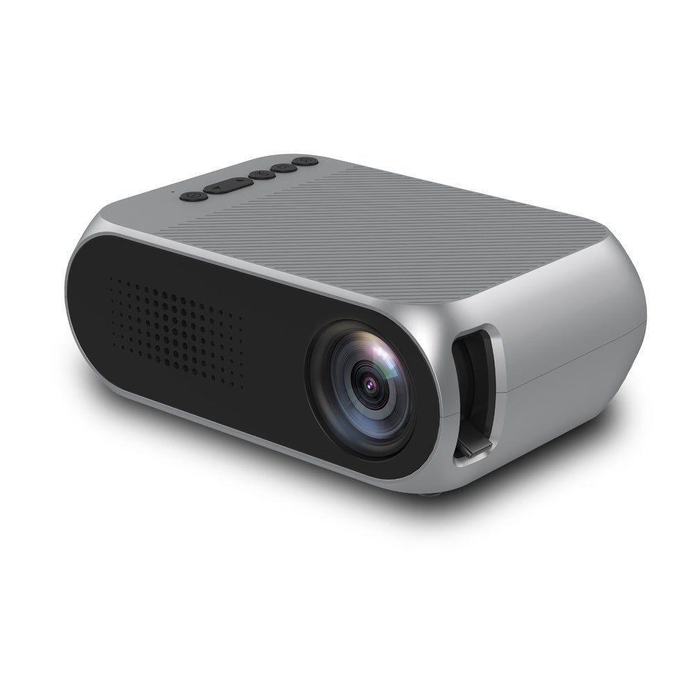 KTX-880915 HD 1080P Mini Home Pico Projector with HDMI and AV Inputs - Supports U Disks and TF Cards