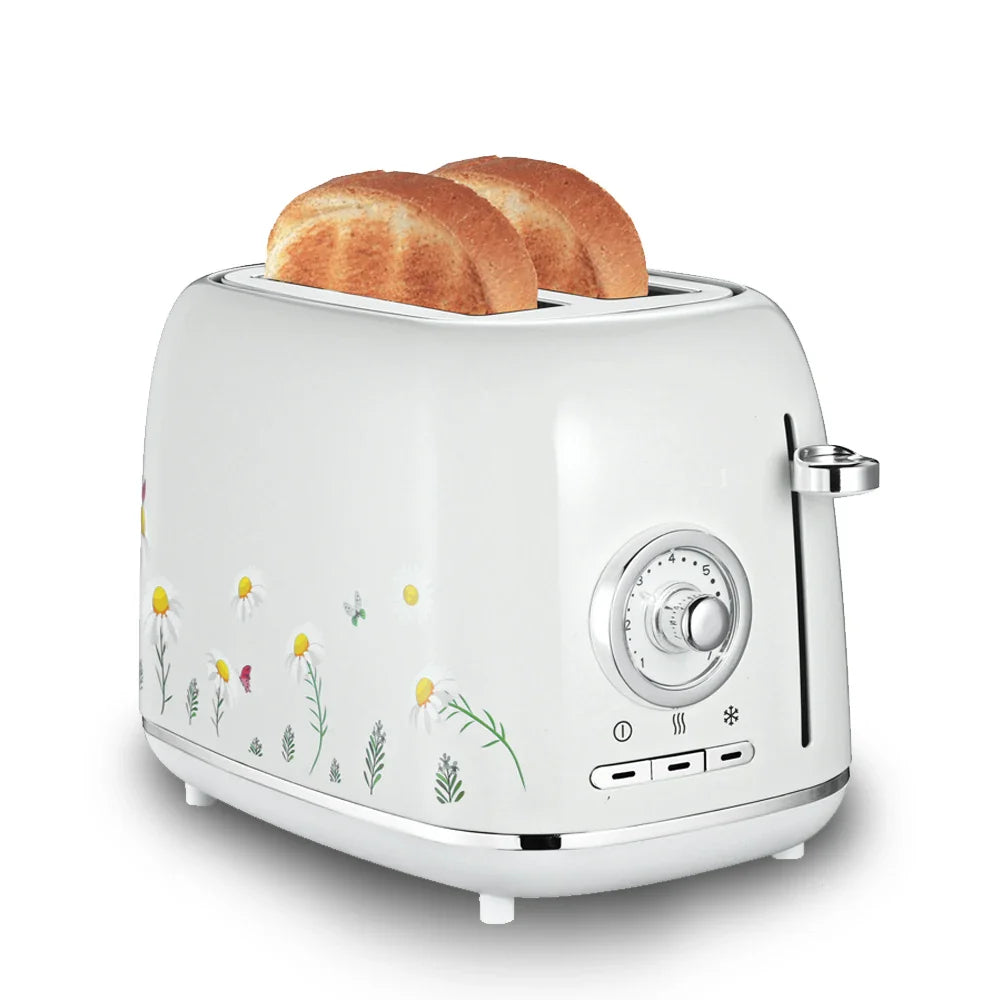 KTX-060627 Electric Pink Toaster with Custom Logo Design and Oven Functionality