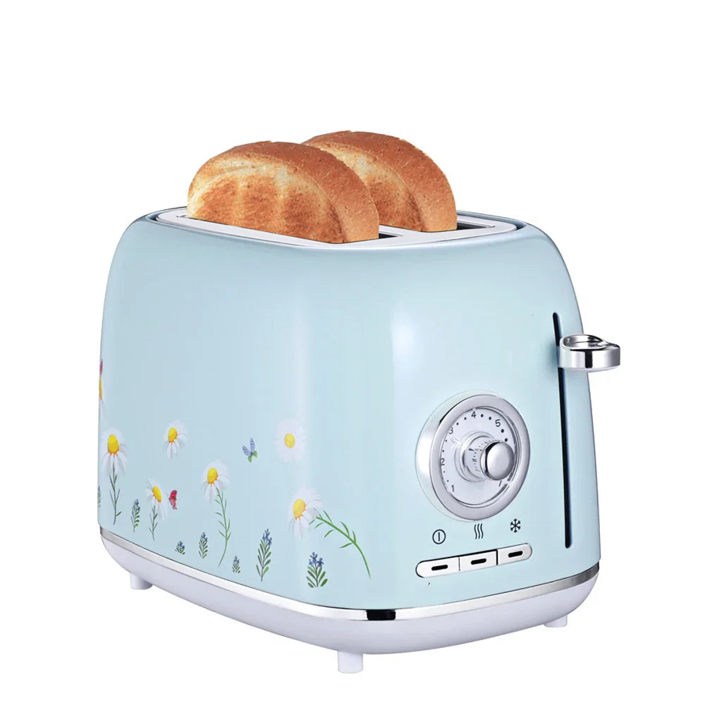 KTX-060627 Electric Pink Toaster with Custom Logo Design and Oven Functionality