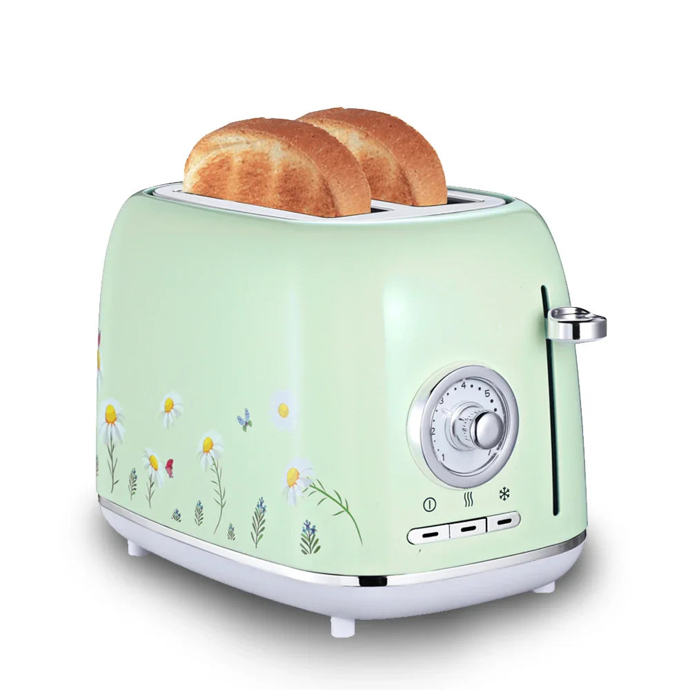 KTX-060627 Electric Pink Toaster with Custom Logo Design and Oven Functionality