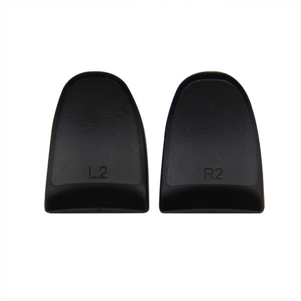 KTX-274131 PS4 L2 R2 Replacement Handle Buttons Set - Durable ABS + Rubber Material, Compatible with PS4 Game Controllers