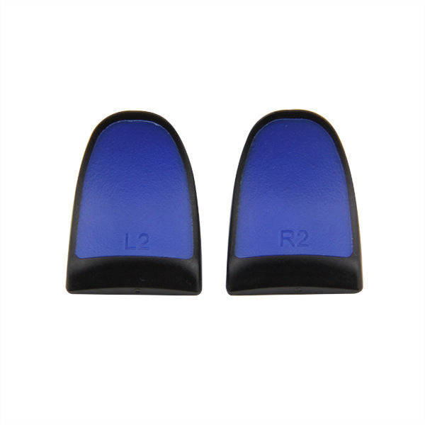KTX-274131 PS4 L2 R2 Replacement Handle Buttons Set - Durable ABS + Rubber Material, Compatible with PS4 Game Controllers