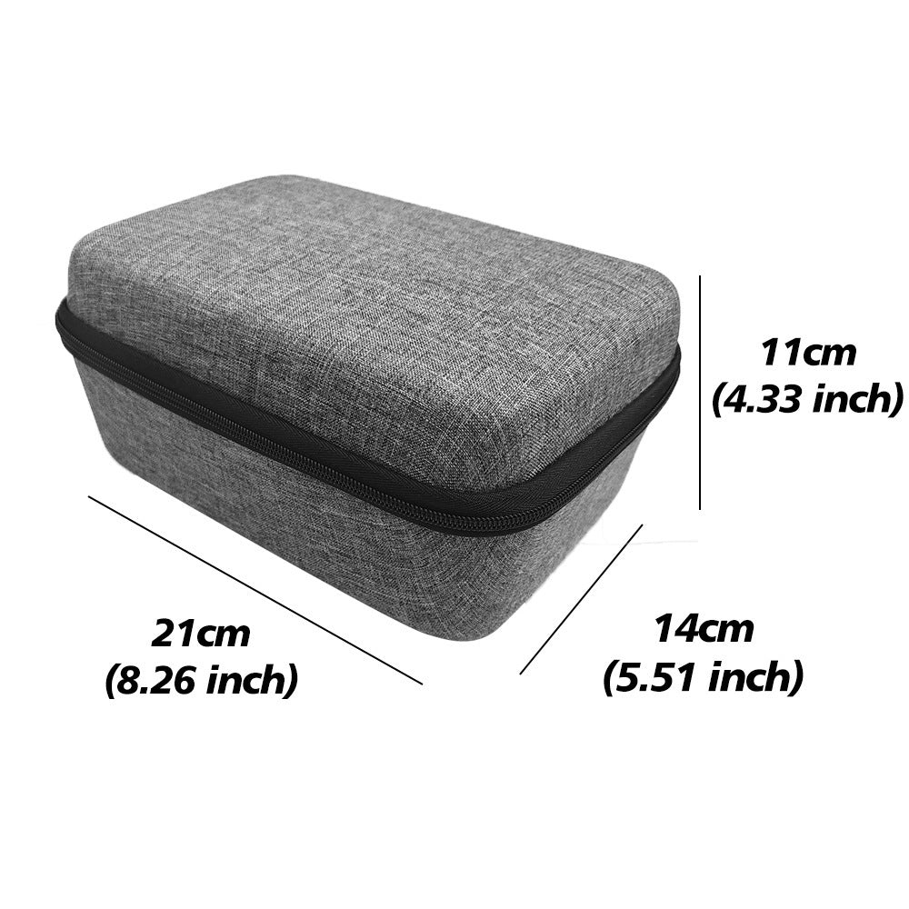 KTX-830035 Portable Dustproof Storage Box for HY300 Pro Projector - Black and Grey