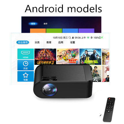 KTX-995027 Home Office HD Mobile Wireless Projector with 1080p Resolution and Multiple Color Options