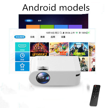 KTX-995027 Home Office HD Mobile Wireless Projector with 1080p Resolution and Multiple Color Options