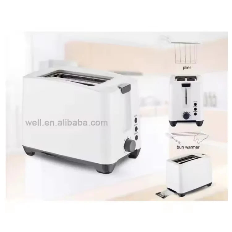 KTX-435731 750W Plastic Toaster for Bread - Compact and Efficient Design