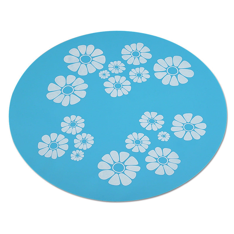 JMT-010762 Non-Slip Waterproof Silicone Mat for Pet Water Dispenser - Available in Multiple Colors
