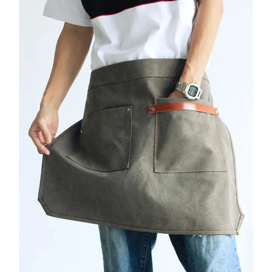 KTX-324051 Canvas Waist Apron for Men and Women - Eco-Friendly Fabric, Custom Logo, Various Colours