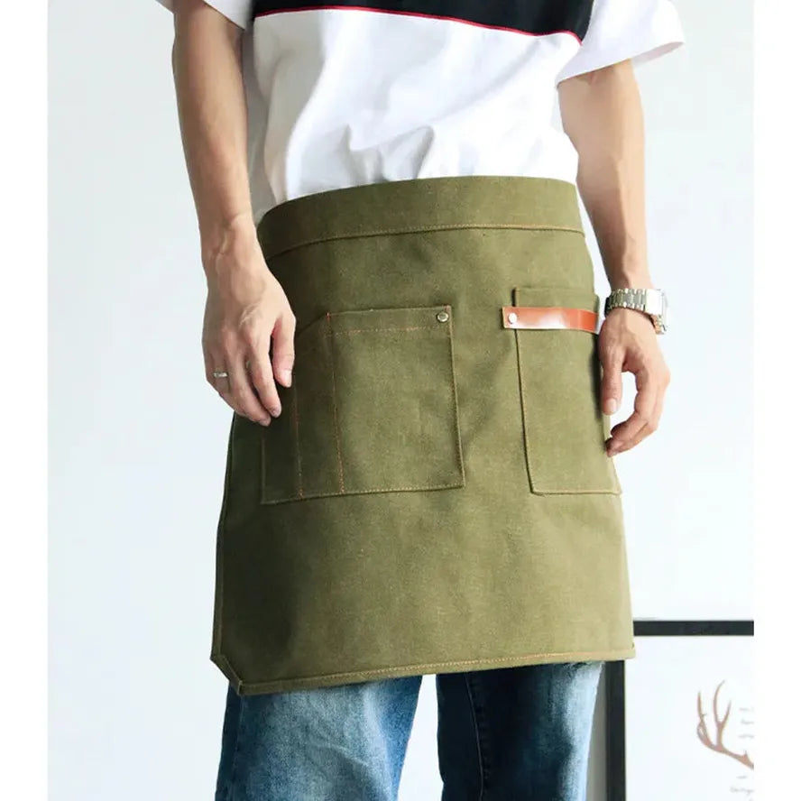 KTX-324051 Canvas Waist Apron for Men and Women - Eco-Friendly Fabric, Custom Logo, Various Colours